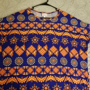 Lularoe multicolored womens top